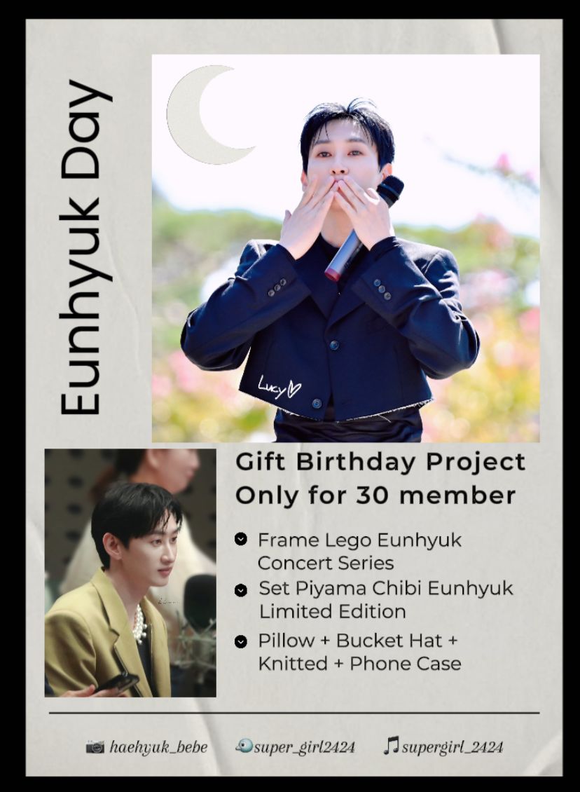 Holaaaa ELF and Annies
We’re back for Eunhyuk’s birthday gift project.We invite you to join us sending gifts for his birthday.. Let’s show him some attention and affection so he can know that he’s very loved.. 
#eunhyuk #eunhyukday