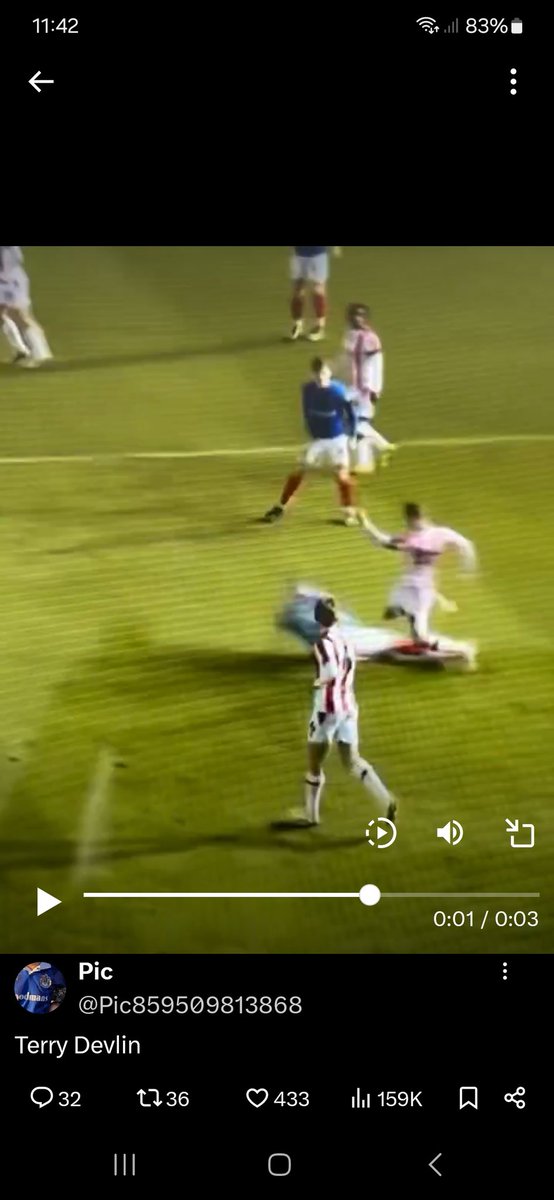 KarlWingate1's tweet photo. @stokiehamez11 @pompeyproud1 @Pic859509813868 Wheres the studs up then? Point of impact he's on the floor boot pointing down! Great challenge https://t.co/spzqGyo1Dw