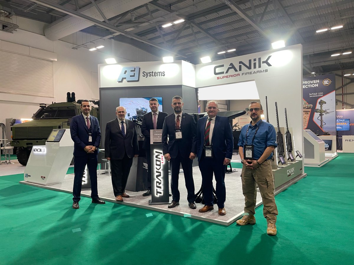 Savunma__Sanayi's tweet image. CANiK, AEI Systems ve UNIROBOTICS Ürünleri Londra’da Gönüllere ve Akıllara Hitap Etti

(Ayrıntılara linkten ulaşabilirsiniz)

savunmasanayi.org/canik-aei-syst…

@canikarms @AEISystemsLtd #unirobotics @citipr
