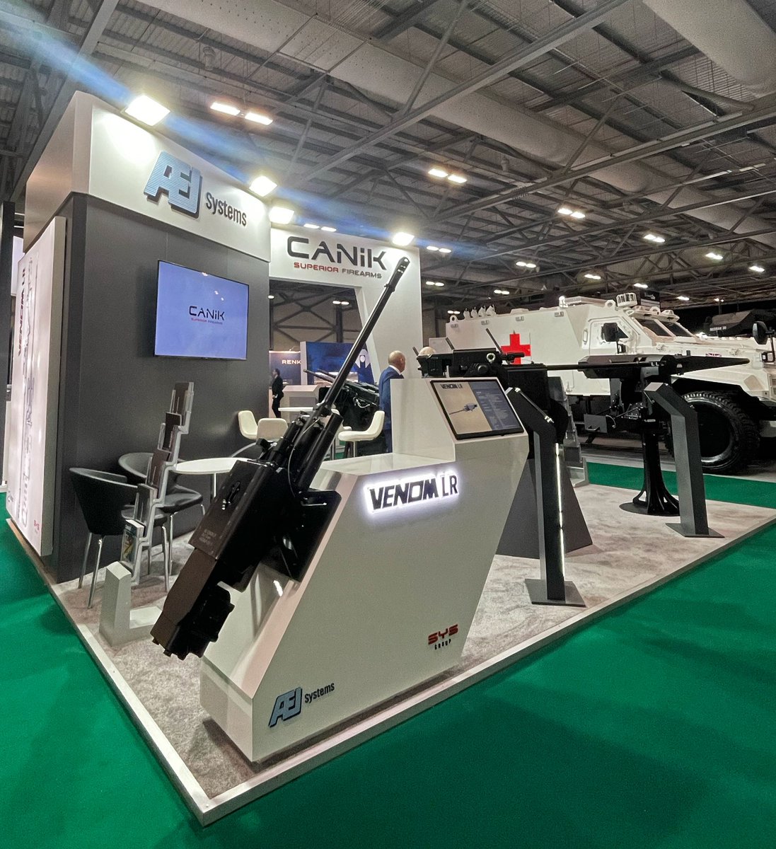 Savunma__Sanayi's tweet image. CANiK, AEI Systems ve UNIROBOTICS Ürünleri Londra’da Gönüllere ve Akıllara Hitap Etti

(Ayrıntılara linkten ulaşabilirsiniz)

savunmasanayi.org/canik-aei-syst…

@canikarms @AEISystemsLtd #unirobotics @citipr