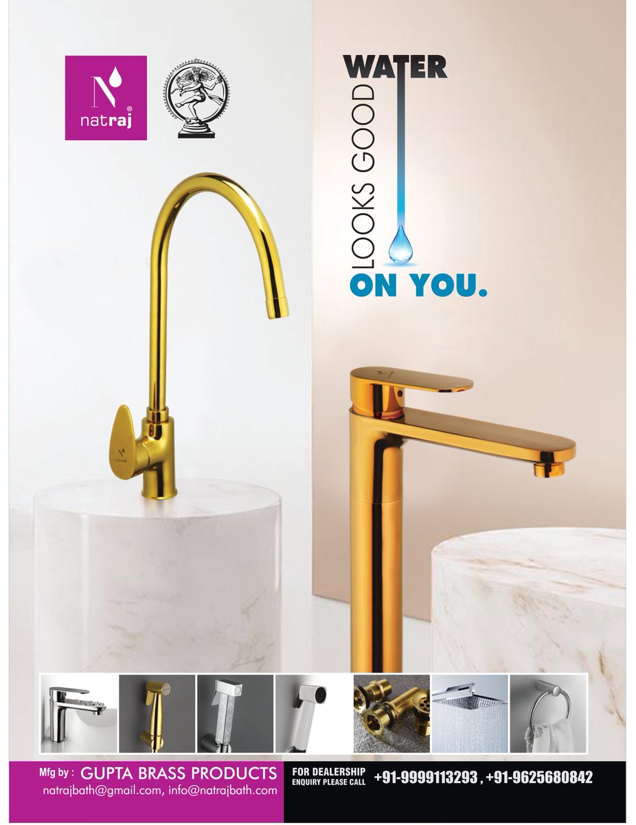 Snitaryclue's tweet photo. Explore via Whatsapp https://t.co/nIvlOpRlLA
Gupta Brass Products
Call +91-9999113293 / +91-9625690842
Mail @ natrajbath@gmail.com
#sanitaryitems #kitchenfitting #SeamlessFlow #kitchenitems #kitchentaps #kitchensink #kitchenfitting #kitchenfaucet #swannake #bathessentials https://t.co/0bZMrIJCZi
