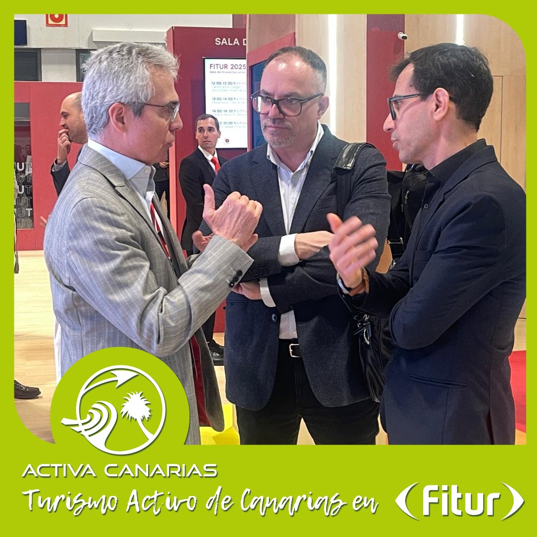 José Luis Echevarría, presidente de #activacanarias y #anetae, junto al consultor turístico, Raúl Temprano, mantienen un encuentro con Rosario Sánchez Grau, Secretaria de Estado de Turismo, y con Ricardo Blanco Portillo, alto funcionario del Ministerio

#turismoactivo #ecoturismo