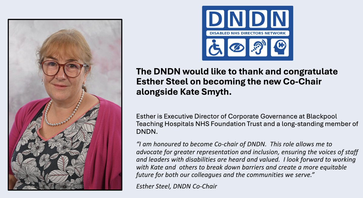 Disabled NHS Directors Network (@nhs_dndn) on Twitter photo 