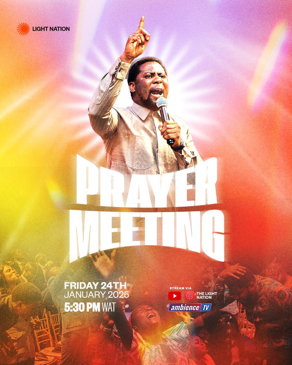 LightNationLN's tweet image. This is the confidence we have in approaching God: that if we ask anything according to His will, He hears us. - 1 John 5:14
When we pray, God listens!
Join us this evening at 5:30 PM as we gather to encounter His power, His presence, and His peace!
Don't come alone!