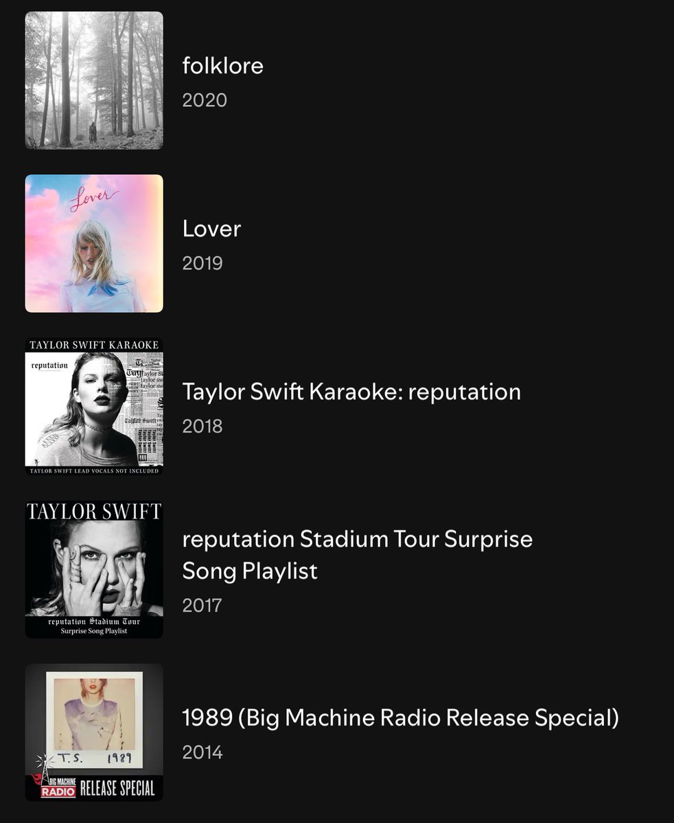 blessedswifty's tweet photo. 🚨 | “Debut” and “reputation” were REMOVED from Taylor Swift’s Spotify page! https://t.co/2Z9AXDoqol