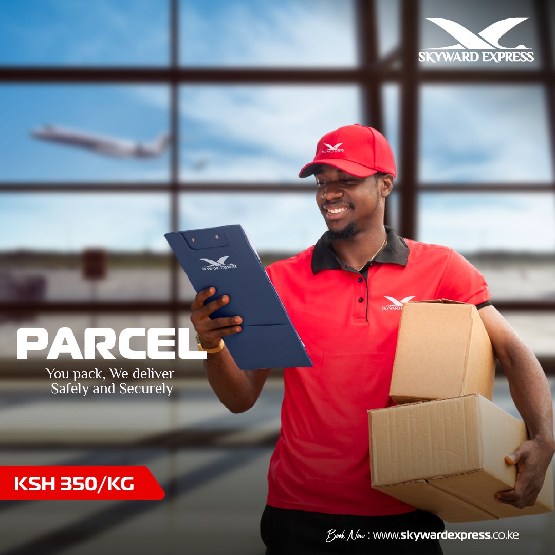 SkywardAirline's tweet photo. You ship, we deliver seamlessly at affordable rates
#flyskwardexpress #limitlesssky #parcel #flyeasy https://t.co/7CM1kLqULP