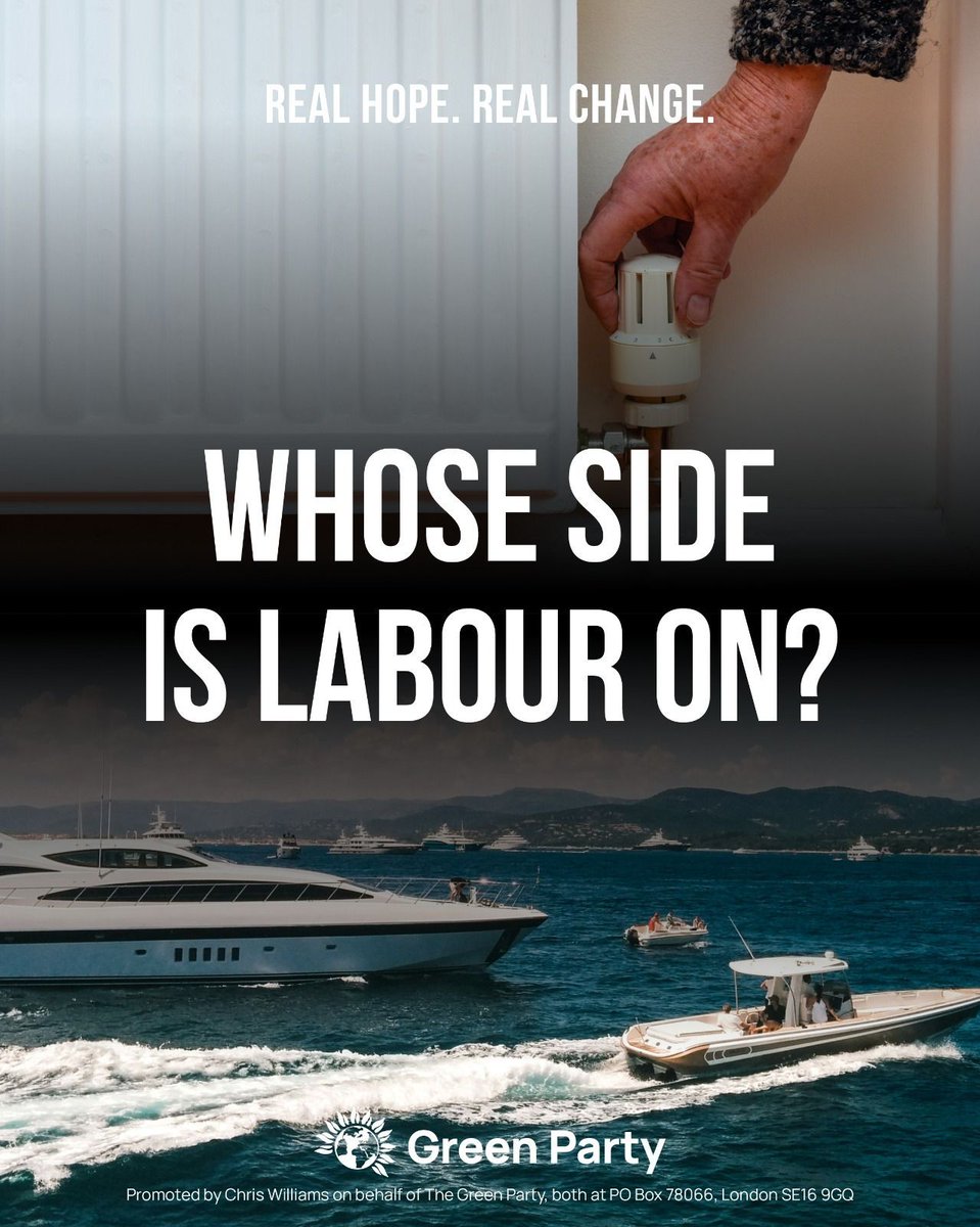 So Labour can find the money to 'relax' their changes to the non-dom tax regime but they can't find the money to restore the winter fuel allowance or lift children out of poverty by scrapping the two-child benefit cap 🤔

Whose side are they on?