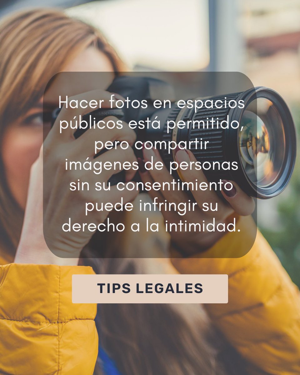 DDuranabogados's tweet photo. 🌍 Las fotos cuentan historias, pero no olvides: cada persona tiene derecho a decidir si quiere ser parte de ellas.

#ConsejoLegal #DerechoALaIntimidad https://t.co/umUo4ZFzhA