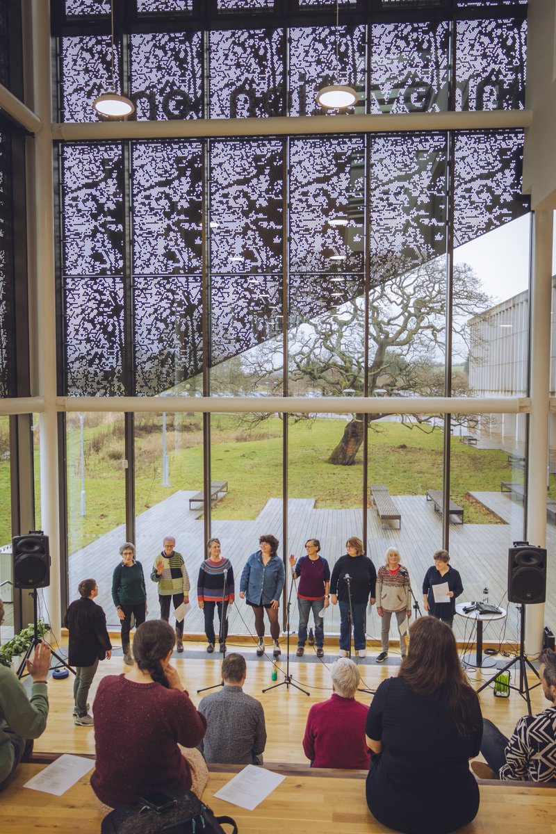 As part of our extended Collaboration Cafe, we welcomed Breath of Fresh Air 'singing for lung health' choir to grace our Spanish Steps with their uplifting sound. This is a top-notch project sustained at The Gregson Centre through research-centred collaboration.