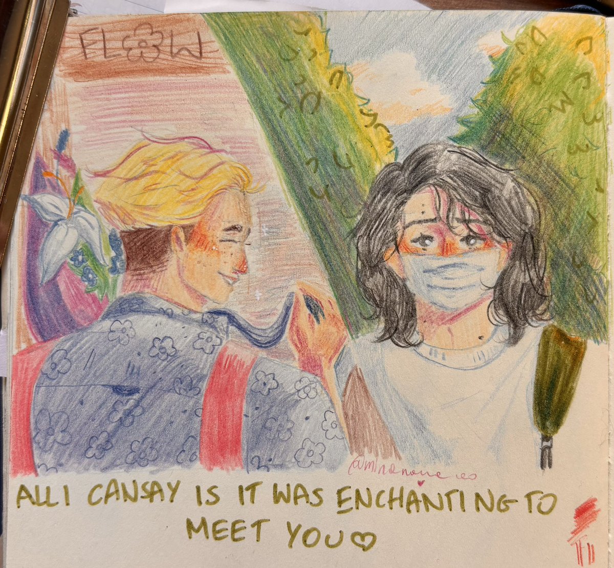 minanana_00's tweet photo. All I can say is, it was enchanting to meet you♡ 

Their first encounter in @teafortears_ ’s „When a Star Falls” on ao3!!
Amazing work, loved every chapter!^^ https://t.co/7PIRK6rhbR