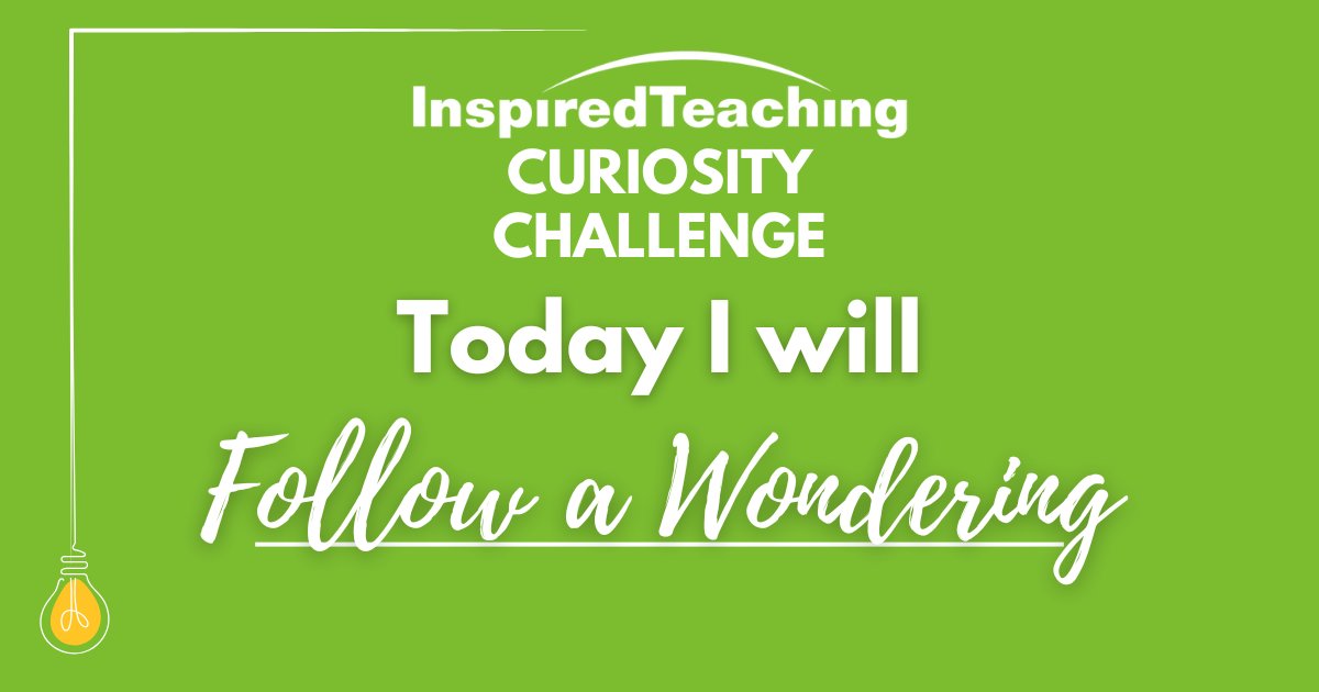 InspireTeach's tweet image. 💡Learn something new -- for no reason.

Learn more and join Inspired Teaching's campaign to make Curiosity the Word of the Year in 2025: ow.ly/wkgG50UH6hc

#BeCurious