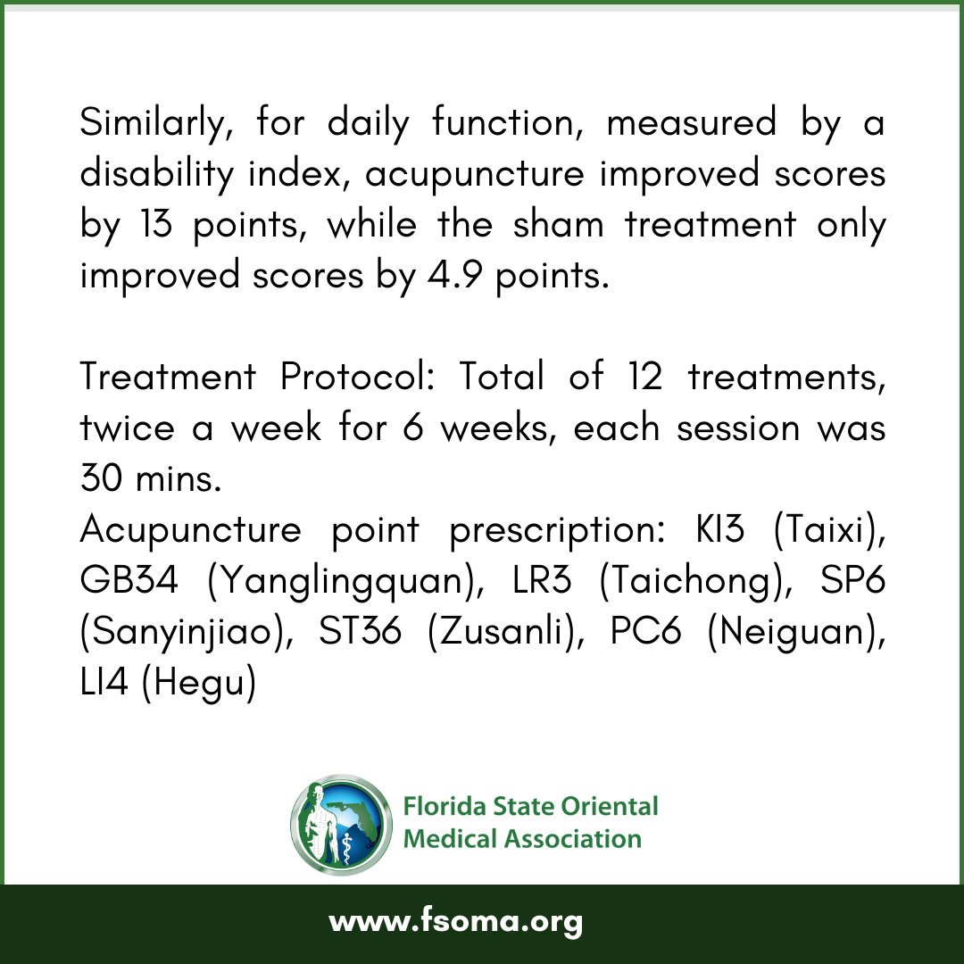 thefsoma's tweet photo. Acupuncture vs Sham Acupuncture for Chronic Sciatica From Herniated DiskA Randomized Clinical Trial https://t.co/tY3p6DQgHe