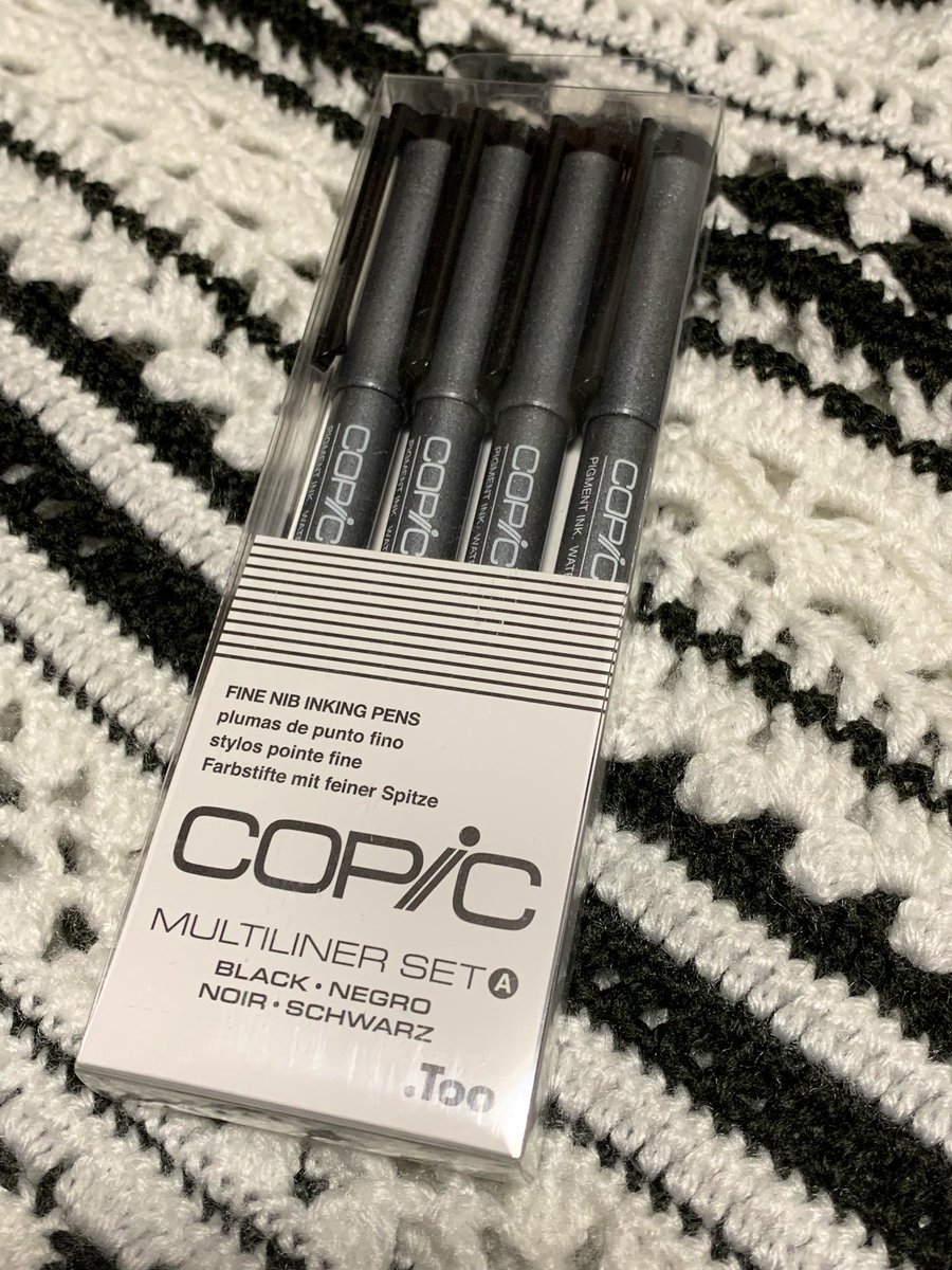 欲しいものリストからコピックマルチライナーいただきましたありがとうございます！！めっちゃ嬉しい〜！たくさん使わせて、いただきますね！！