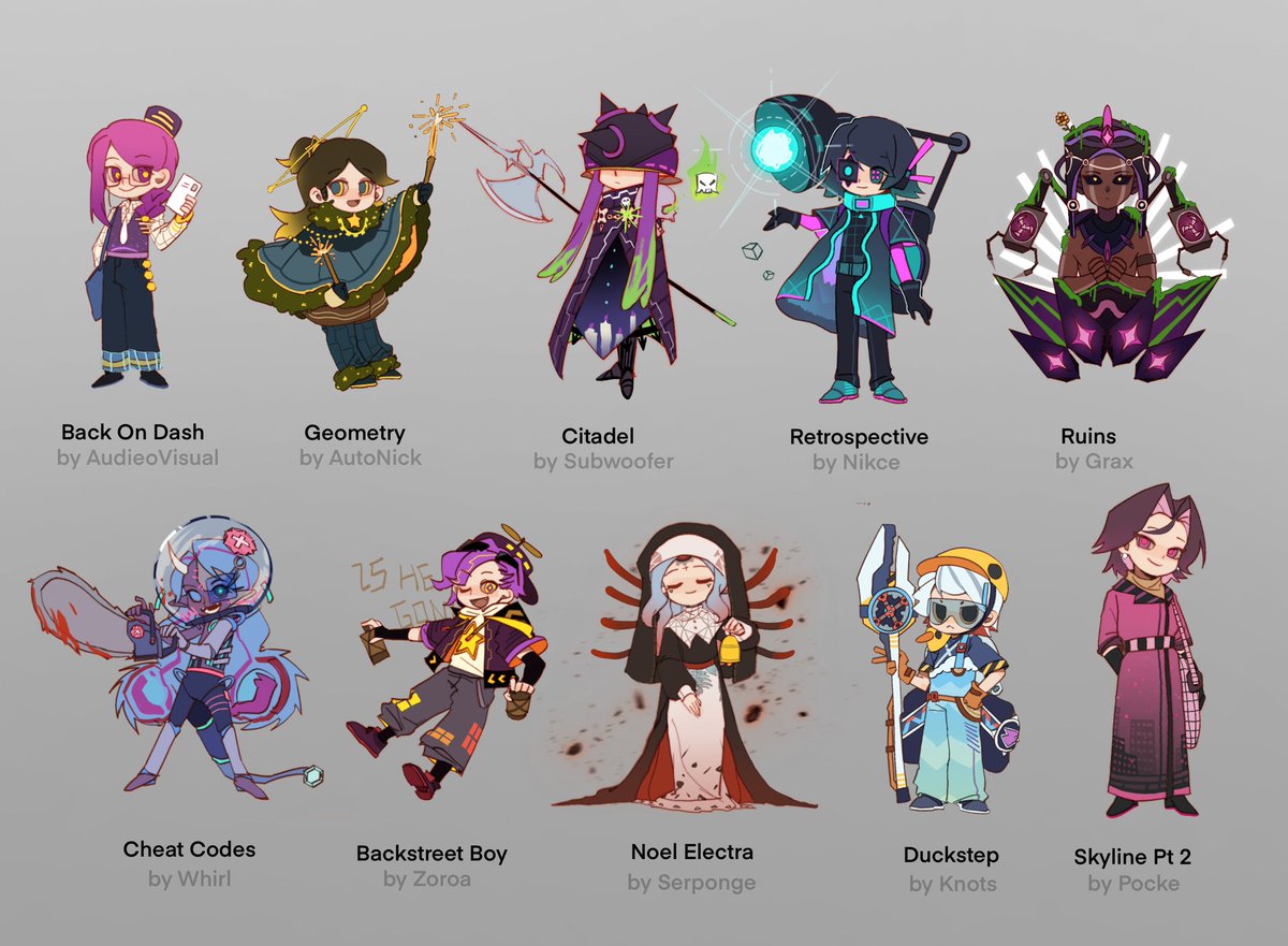 I drew all the event levels！(´▽｀)ノ♪
#GeometryDash