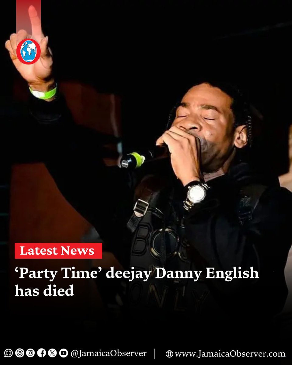 Dancehall deejay Danny English died on Thursday evening at the Kingston Public Hospital after a long battle with diabetes. He was 54 years old.
jamaicaobserver.com/2025/01/24/par…