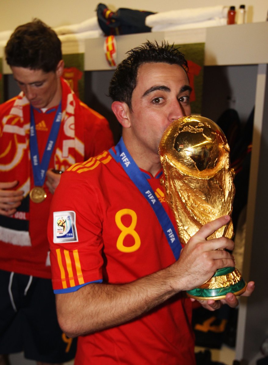 FIFAWorldCup's tweet photo. 🇪🇸 Xavi Hernandez 🇪🇸

#FIFAWorldCup https://t.co/28vRNftmO3