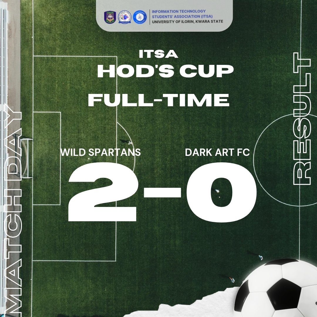 ITSA_Unilorin's tweet photo. 🏆 HOD'S CUP FOOTBALL CHAMPIONS!

After an intense final, the 200 Level WILD SPARTANS emerged victorious and were awarded their medals by the HOD, Dr. M.O Oloyede.

Kudos to Dark Art FC. for a strong fight and to all teams for an unforgettable tournament! ⚽

#HODSCup #ITSA https://t.co/QSJblufXz0