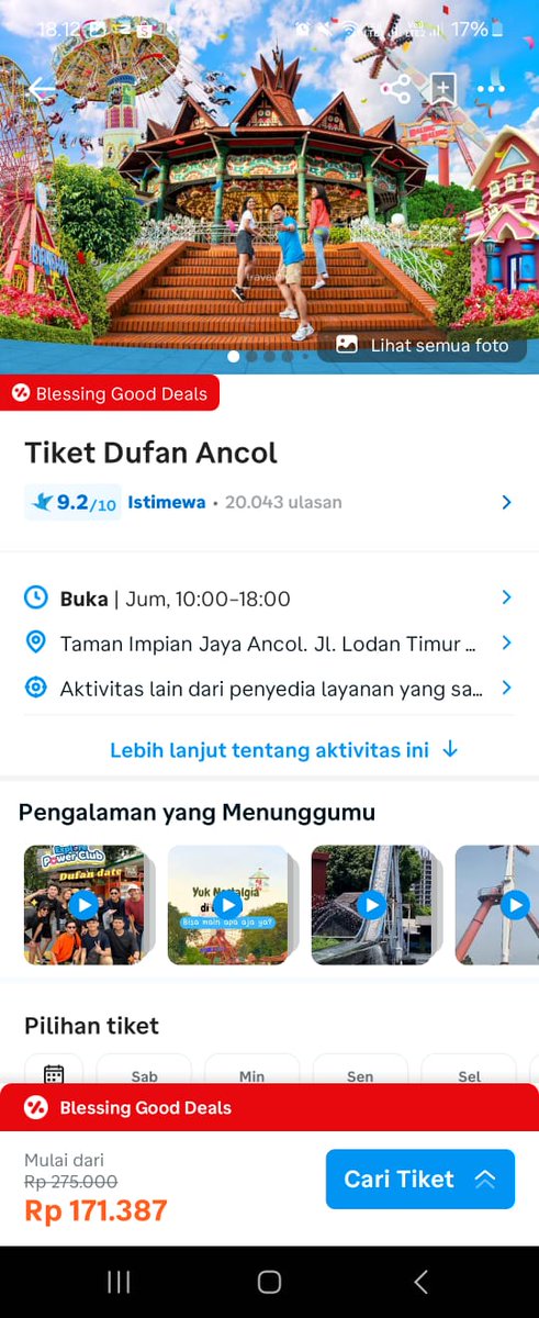 citadenna's tweet photo. @traveloka Traveloka tidak bercerita, tapi ngadain diskon s.d 50% dan kupon diskon s.d Rp.888rb buat aku liburan ke Jakarta. Nurutin anak buay healing nehh #TravelokaBlessingDeals https://t.co/jcZFSz9o9G