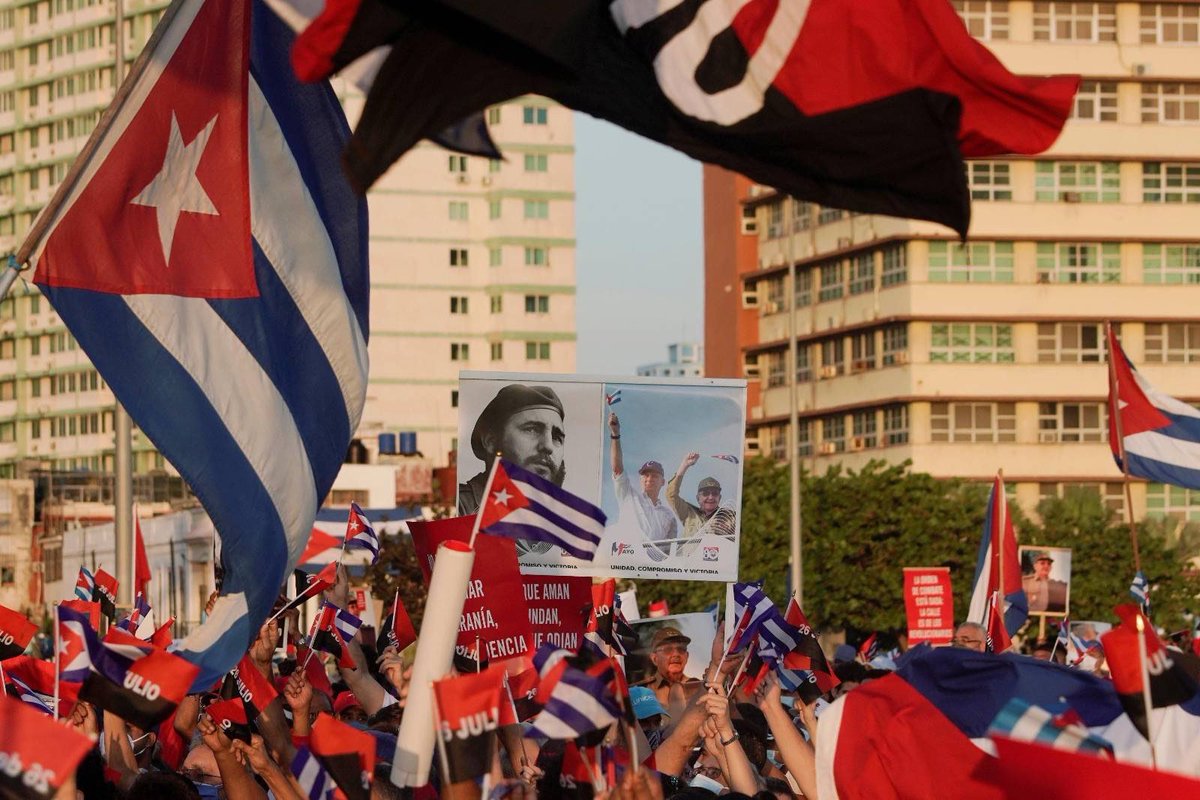 ProgIntl's tweet photo. “The re-designation of Cuba as a "state sponsor of terrorism" marks just the opening salvo in what promises to be an extended assault on sovereignty across the Americas.”

Statement from the Cabinet of the @ProgIntl: https://t.co/sa4RjXPazU https://t.co/rVkoZHPBI9