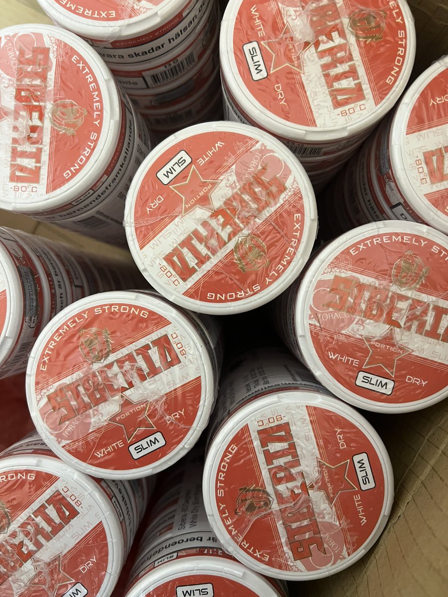 Siberia Slim is back in stock! 

podsandpouches.co.uk/product/siberi…

#snus #nicotinepouches #smokeless