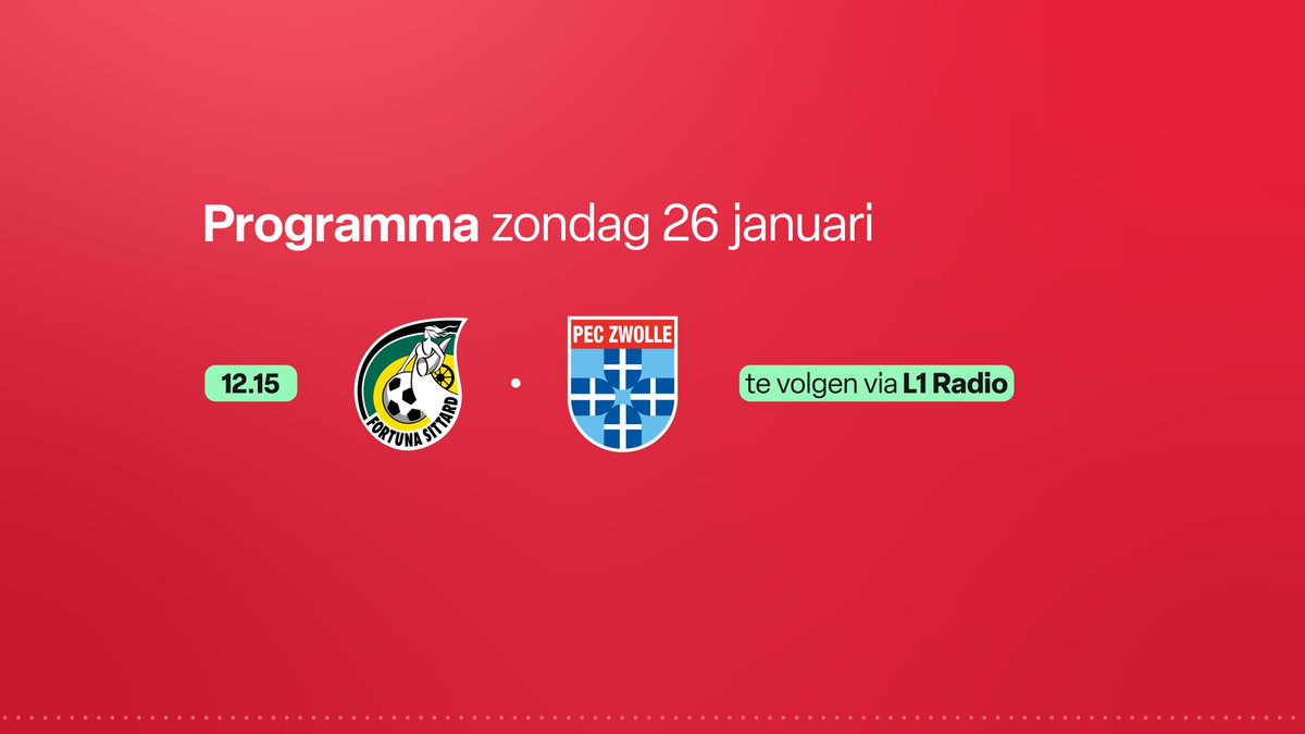 L1_Sport's tweet image. Boekt @FortunaSittard de eerste zege van 2025? Volg #FORPEC bij #L1: