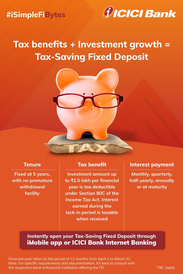 ICICI Bank Tax Saving FD