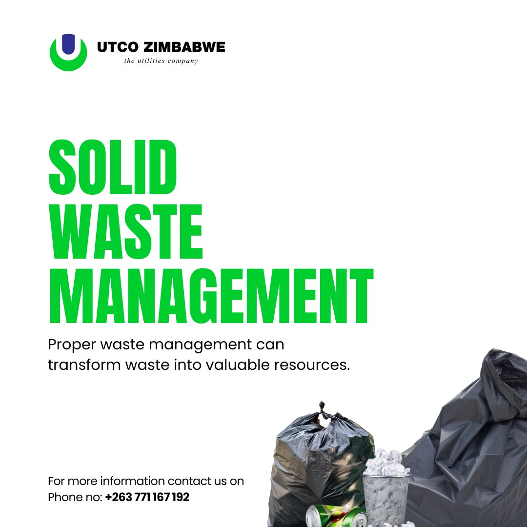 UTCOZimbabwe's tweet photo. UTCO offers refuse collection in Madokero and nearby areas at just $2. Don’t let trash pile up—schedule a pickup and contribute to a cleaner neighborhood.

🟩 Register your interest by filling out the form below or contacting us at +263771167192 for further assistance. https://t.co/yqeosjJhE4