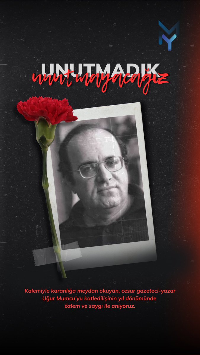 Kalemiyle karanlığa meydan okuyan, cesur gazeteci-yazar Uğur Mumcu’yu katledilişinin yıl dönümünde özlem ve saygı ile anıyoruz.