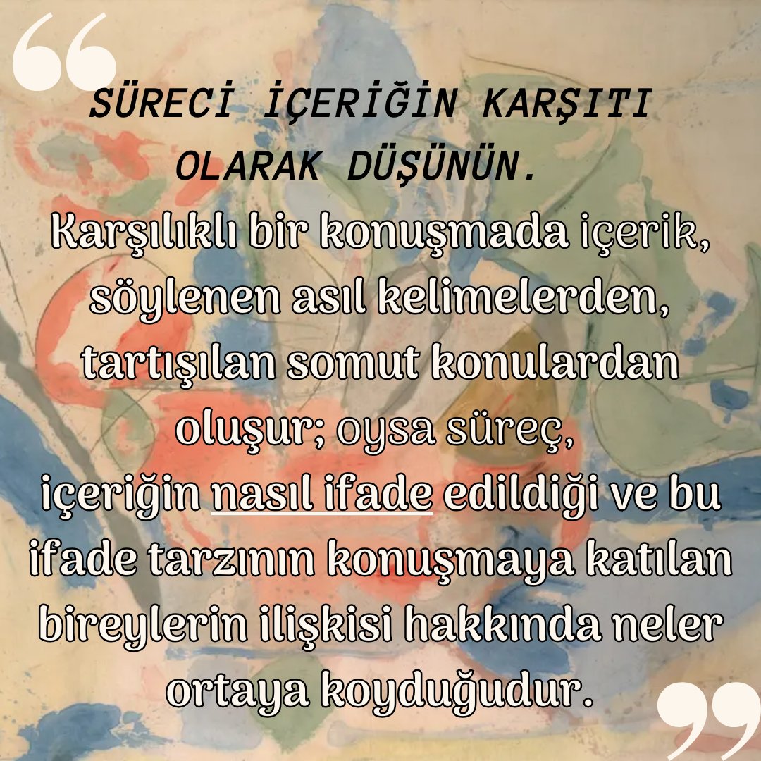 mercigurol's tweet photo. Süreç odaklı psikoloji; psikoterapiden grup çalışmalarına kadar geniş bir alana yayılan teorik ve pratik yaklaşımlardan biridir. 
Amerika'da süreç çalışması olarak bilinen yaklaşım, Avrupa ve Asya'da süreç odaklı psikoloji olarak adlandırılmaktadır. https://t.co/cQibiek3so