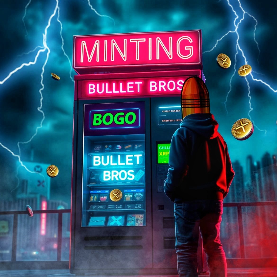 🚨🔥 EPIC 24-HOUR ALERT! 
Mint 1 Bullet Bro - 💥 Get a FRESHLY MINTED BRO!

1️⃣ Mint your Bro
2️⃣ Post it in the comments
3️⃣ BOOM 💣 - FRESH MINT  incoming!

👇 MINT:  xrp.cafe/collection/bul…

Stack your squad &amp; share - let’s grow the Bullet Bro army! 

#BulletBros #NFTPromo #XRP