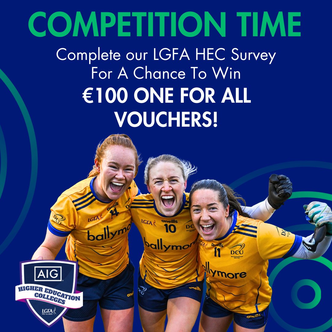 Attention past and present <a href="/LadiesHEC/">Ladies HEC</a> players! 

Take our survey on your experiences as a third-level player and be in with a chance to win a €100 One4all voucher! 

Survey closes at 1pm sharp on Monday January 27! 

Click ⬇️ futureproof.qualtrics.com/jfe/form/SV_eV…

#EffortIsEqual