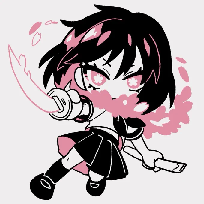 半年以上経ってるから画面の使い方全然違うしやっぱりこのヤモチャン小顔に描きすぎちゃったな 