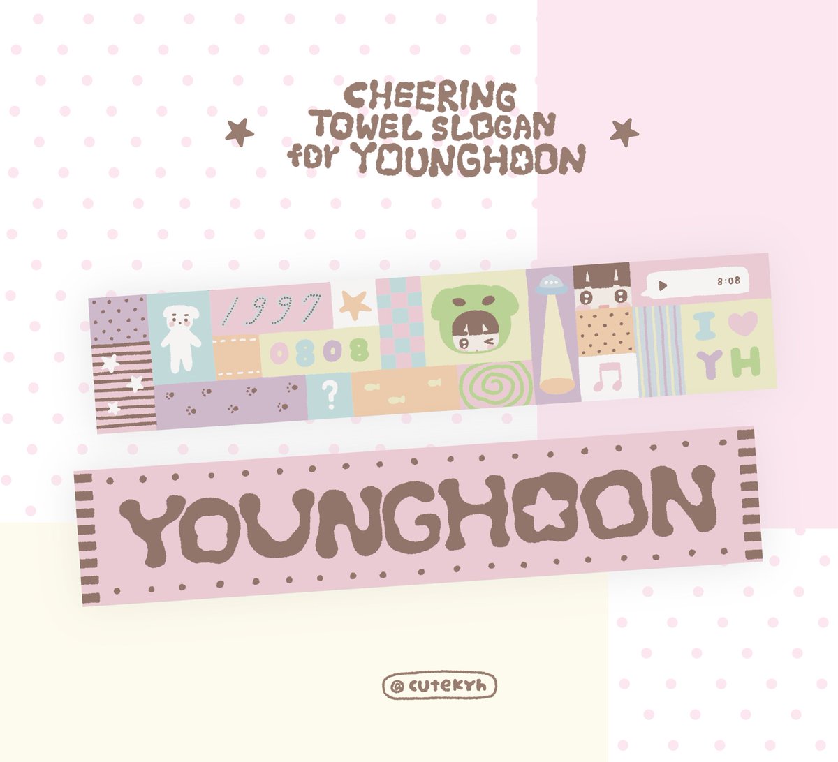 𝘾𝙃𝙀𝙀𝙍𝙄𝙉𝙂 𝙏𝙊𝙒𝙀𝙇 𝙎𝙇𝙊𝙂𝘼𝙉 𝙛𝙤𝙧 𝙔𝙊𝙐𝙉𝙂𝙃𝙊𝙊𝙉

🎈더비랜드 현장수령 / 택배 (콘서트 이후 발송)
🗓️ 1/24 ~ 1/29 *일정 수량 초과시 조기마감
🔗 witchform.com/deposit_form.p…

#RT 추첨 두분께 영훈 타올슬로건을 드립니다 
(현장수령 가능하신분!)