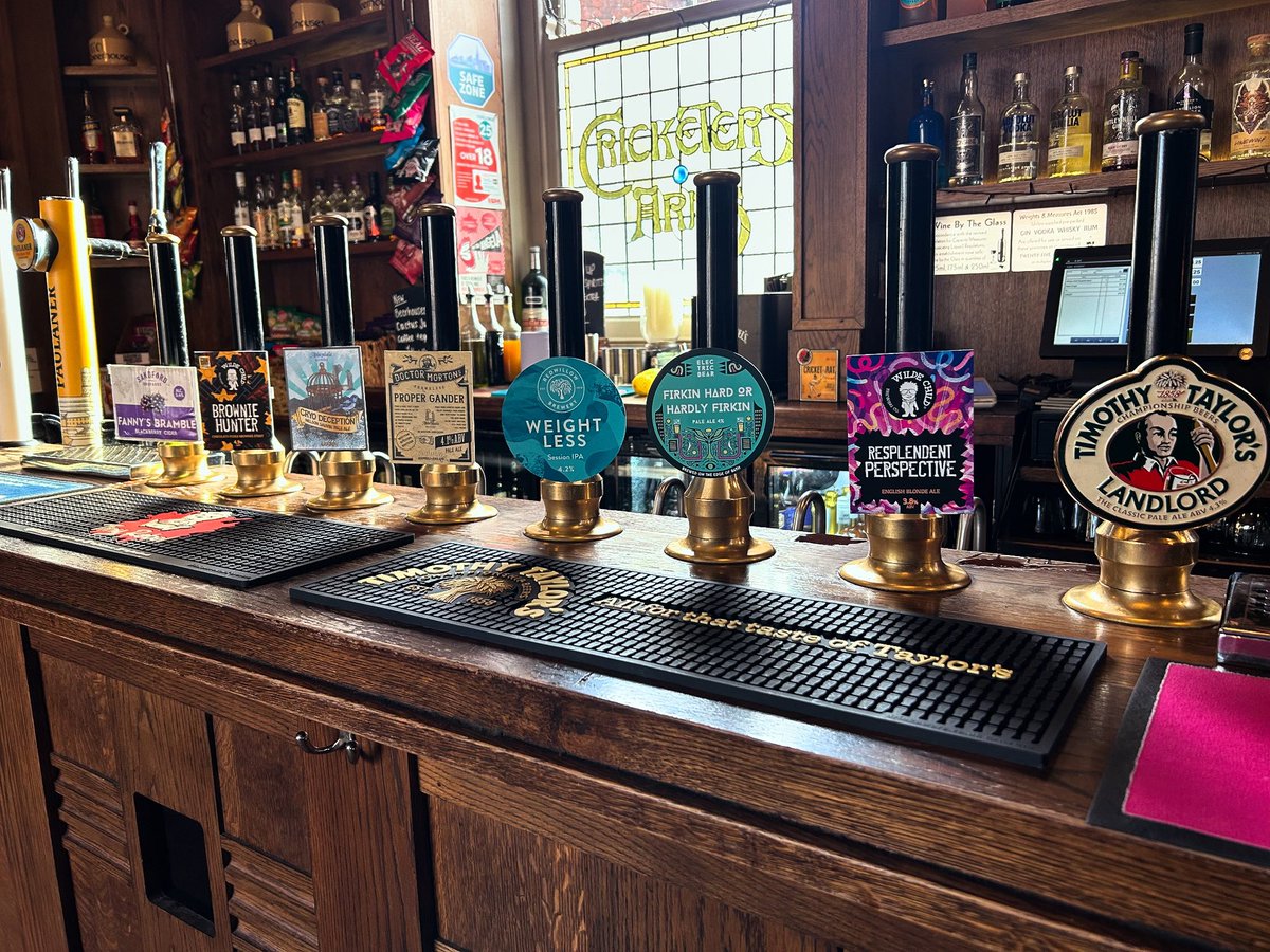 There maybe a storm out there but we’re open! Walk down to the pub for a pint and join in the Meat raffle this evening. Drawn at 6:30pm 
<a href="/TimothyTaylors/">Timothy Taylor's Brewery</a> <a href="/WildeChildBeer/">WildeChildBrewingCo.</a> ElectricBear <a href="/redwillowbrew/">Redwillow Brewery</a> <a href="/AbbeydaleBeers/">Abbeydale Brewery</a>