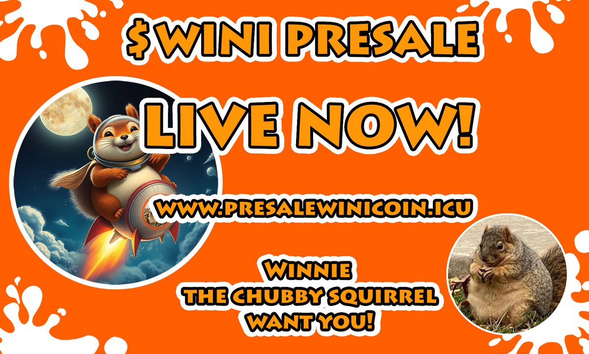 WiniCoinArmy's tweet photo. 🚀 $WINI PRESALE IS LIVE!🚀
1⃣current price: 1 WINI = 0.0000000015$
💵Buy now before price increase!
👍Join Presale at: https://t.co/q4kk4P7IL9
#ETH #WINI #MMEMG
💵🚀🚀♥️🤞🤞 https://t.co/dI6l615tbG