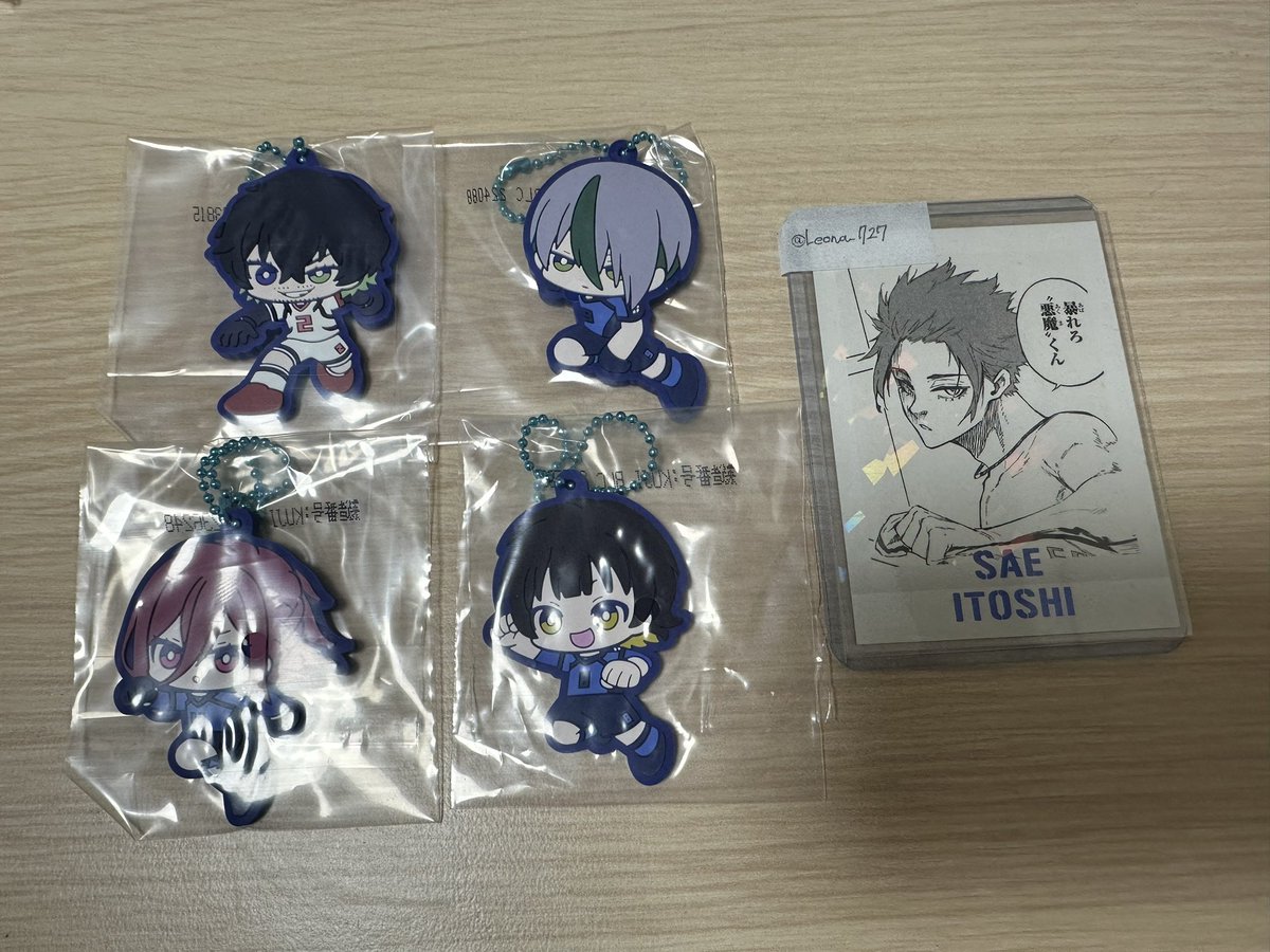 Leona____727's tweet photo. 【交換】 ブルーロック 一番くじ アクスタ ラバーチャーム ちょこのっこフィギュア

譲 ： F賞 糸師 冴 / G賞 凪 誠士郎 御影 玲王 / I賞 千切 豹馬 蜂楽 廻 オリヴァ・愛空 乙夜 影汰

求 ： G I 賞 糸師冴 前弾 ちょこのっこ潔

ちょこのっこ潔 ⇆ 冴 のみ
お気軽にお声掛けください𓂃 𓈒𓏸🫧 https://t.co/waK33Hd6Xn