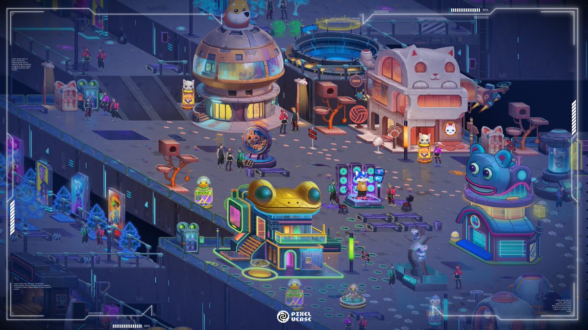 pixelverse_xyz's tweet photo. Yo fam, check out this sneak peek of the upcoming game environment.

This isn’t just an update — it’s a whole new culture. Memecoins aren’t just something you hold anymore, they’re thriving online communities.

Claim your spot and dive into Neopolis, the new home for $turbo $mew $toshi $brett $bonk 🚀

#pixelverse
