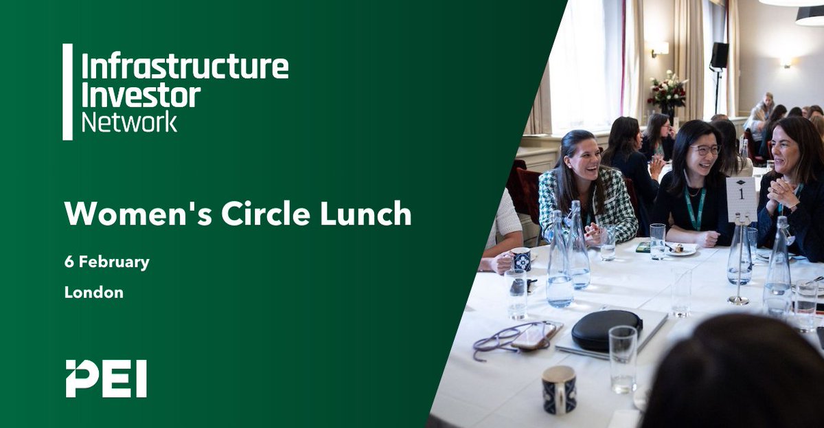 🌟 You're Invited: Women’s Circle Lunch 🌟

Join #InfrastructureInvestorNetwork for an inspiring afternoon of connection and career growth!

📅 Thursday, 6 February
⏰ 12:30–2:30 PM, London

💌 This event is exclusively for members. Join today: okt.to/NAb9Zo