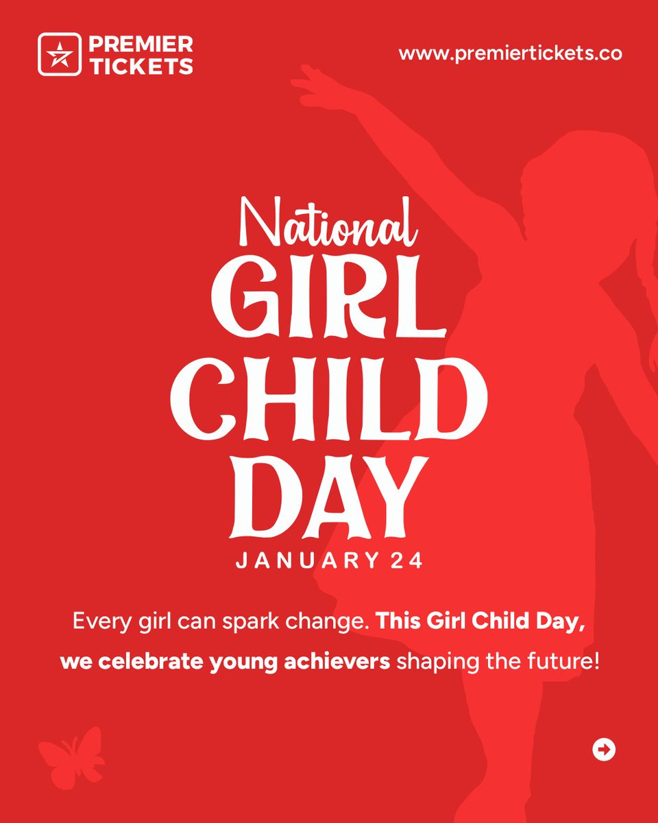 Celebrating "National Girl Child Day"
Every girl has the power to change the world. Let’s empower her dreams, celebrate her strength, and create a future where she thrives.

#NationalGirlChildDay #EmpowerGirls #SheInspires 
#EqualForEveryGirl
