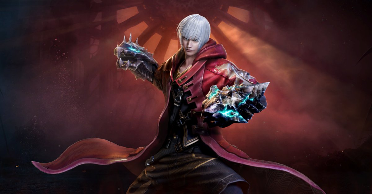 dmc_poc's tweet photo. Soaring Dragon, a symbol of burning flame on this Lunar New Year, is here for Dante - Fists of Salvation! 
Get this Skin in our Webstore: https://t.co/fwgdixnxIB
Don't forget to use code "SinDTVERGIL" to get an extra 10% off on all purchases!
#devilmaycry #devilmaycrypeakofcombat https://t.co/wrzCpCNPb2