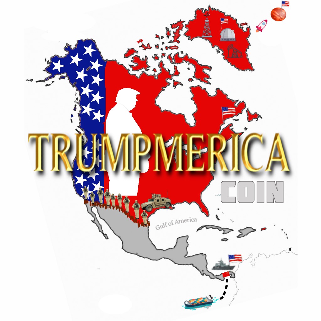 TRUMPMERICAcoin's tweet photo. TRUMPMERICA COIN symbolizes the vision for the United States' manifest destiny, as proclaimed by President Donald Trump.  

TRUMPMERICA COIN Coming Soon! https://t.co/FDOCu7sdao
