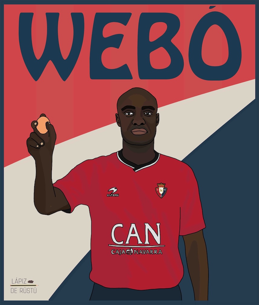 🥚 🍳 🇨🇲 El rey del huevo

Pierre Webó fue un jugador camerunés que marchó a Uruguay con 17 años.

En el 2002 ficharía por Osasuna. También jugaría en el Leganés y el Mallorca.

Con su eterna sonrisa, Pierre Webó es sinónimo de compromiso y muchos huevos.

¿Qué recuerdas de él?