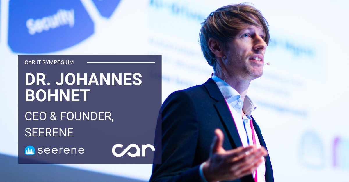 🚗 Excited to share that Dr. Johannes Bohnet, CEO of Seerene, will speak at #CARITSymposium alongside leaders from <a href="/Audi/">Audi USA</a>, <a href="/IBM/">IBM</a>, <a href="/Stellantis/">Stellantis</a> &amp; more! Learn how software efficiency is transforming automotive. Don’t miss it – register now!

it.car-future.com/tickets/