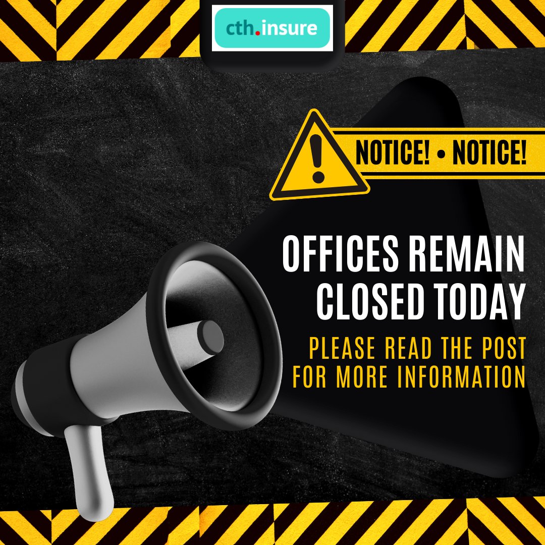 CTHInsurance's tweet photo. The @IOMGovernment has declared a Major Incident for the continuing #StormÉowyn affecting the Island, today, Friday 24th January 2025.

With the safety of our colleagues and others our offices closed for the remainder of the day. You can still email info@cth.insure or call us. https://t.co/owcz2PFNDF