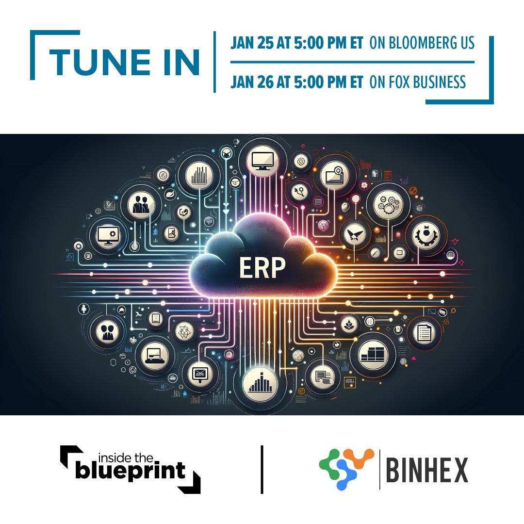 🎉Today’s the day! Binhex Cloud on Inside the Blueprint🎬

See how our ERP solutions transform businesses like MyPhoto.🚀

🙏Thanks to <a href="/BrandStarInc/">BrandStar</a> &amp; <a href="/123_MyPhoto/">MyPhoto.com</a> for their trust.

📺Bloomberg US: 5:00 PM ET | Fox Business: Tomorrow, 5:00 PM ET

#InsideTheBlueprint #ERP #Odoo