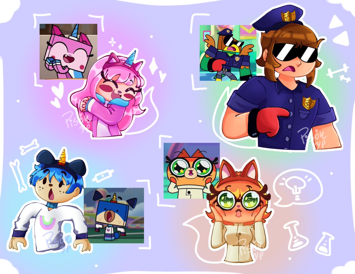 pisonyp_17's tweet photo. Tan bonita unikitty y su combo, ya quería terminar sus versiones humanas, y admito que me encantaron✨, en especial mi personaje fav: La Dra. Fox💖✨, dulce y al mismo tiempo tan inteligente, hasta otra publicación
#unikitty #miversion #fanarts #drawing #fox #digitalart #arte https://t.co/g1Ho81mdkE
