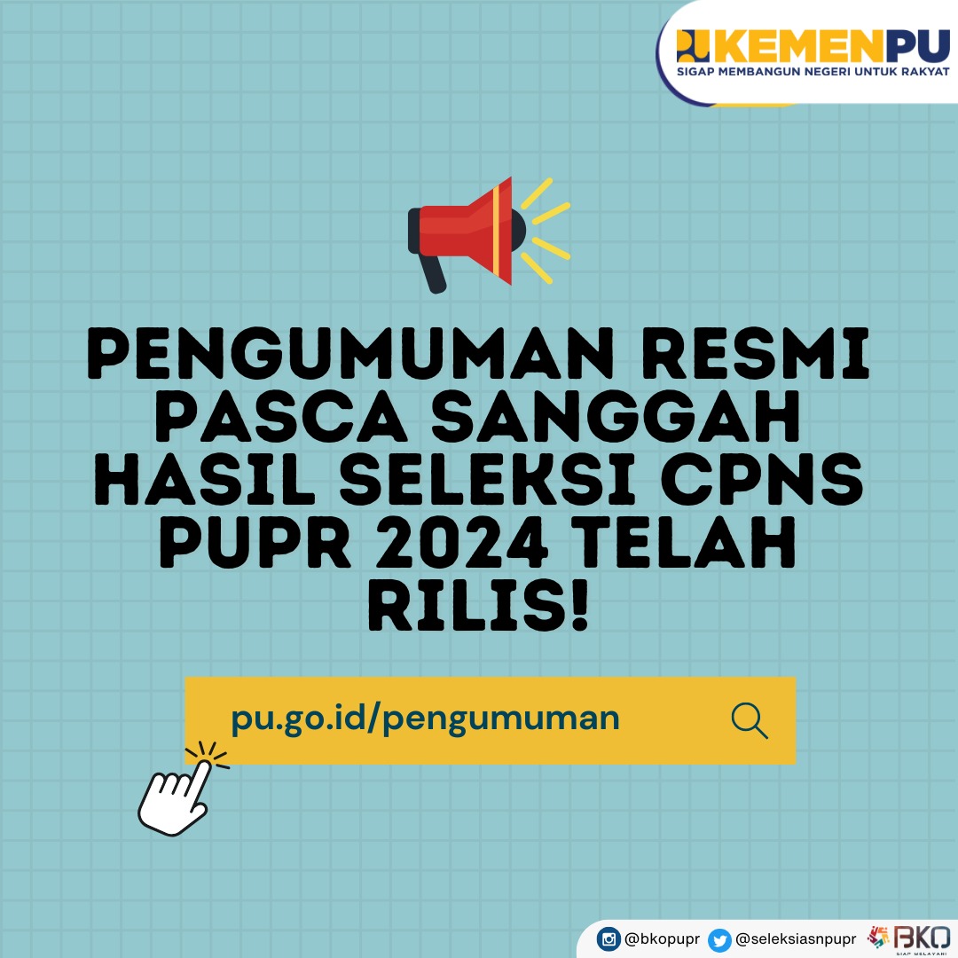 Seleksi ASN PUPR tweet media