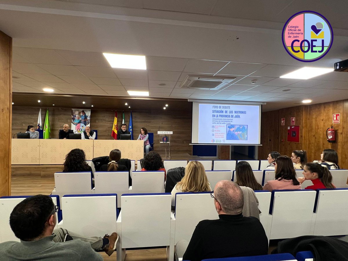 EnfermeriaJaen's tweet photo. ✅ El Colegio de Enfermería de Jaén, Satse Jaén y la @AMatronas analizan junto a matronas jiennenses la situación actual del colectivo

#Matronas #ForoDebate #Enfermería #Jaén

🔗 Enlace a la noticia: 
https://t.co/qt1PMB1oTr https://t.co/50p8Xy06Tu