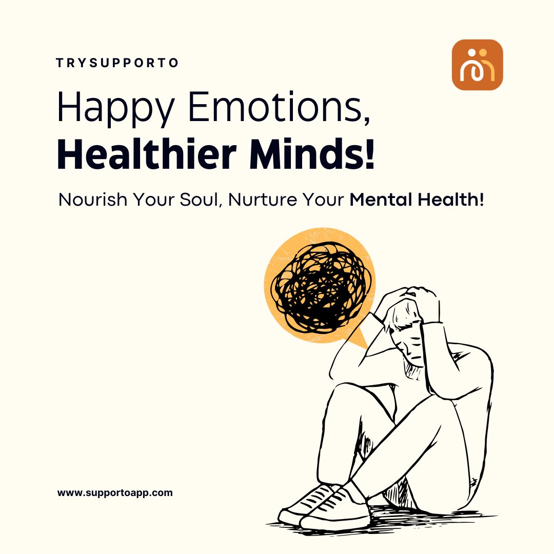 trysupporto's tweet photo. Just like a balanced diet keeps your body healthy, nurturing your emotions keeps your mind strong.
Follow @trysupporto  for more!

Take care of your mental health matters! matter

#emotions #happyemotions #peacelife #peacelife #supportO #happymindhappylife #mentalhealth https://t.co/C7rQfBaMOf