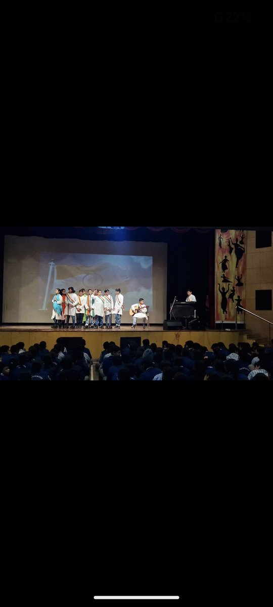Ahlcon International School Middle Stage proudly presented a Republic Day assembly brimming with patriotism. Students of Vayu House performed a captivating dance, sang soul-stirring patriotic song and eloquently conveyed the essence of Panch Pran.  #RepublicDay2025